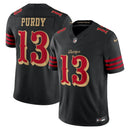 Camisa NFL San Francisco 49ers Brock Purdy 13 Rivalries Collection Limited 2025 Preta Masculina