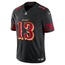 Camisa NFL San Francisco 49ers Brock Purdy 13 Rivalries Collection Limited 2025 Preta Masculina