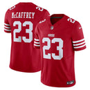 Camisa NFL San Francisco 49ers Vapor F.U.S.E Limited Christian McCaffrey Vermelha Masculina
