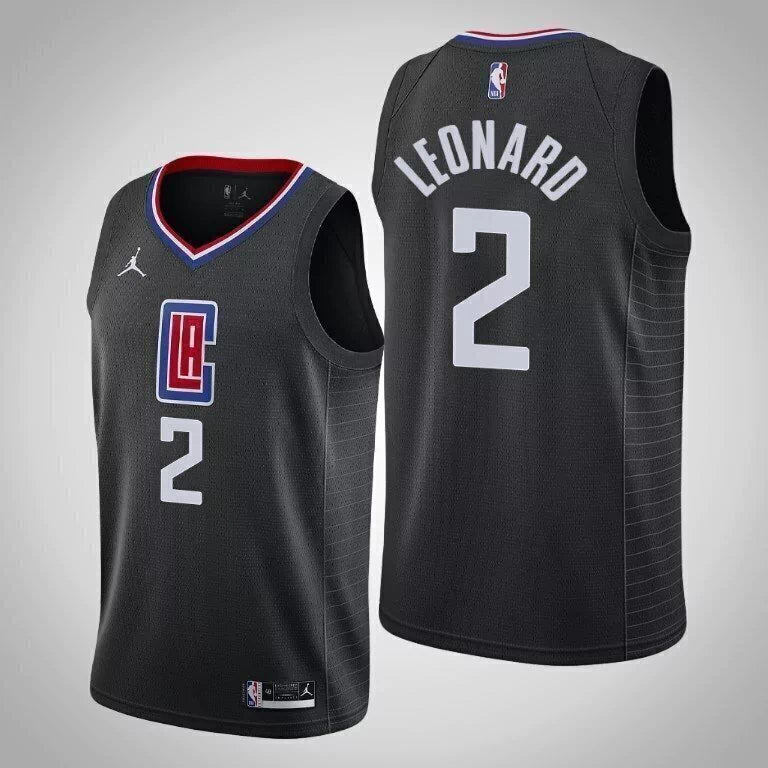 Regata NBA JORDAN BRAND Swingman - Los Angeles Clippers Preta - Leonard