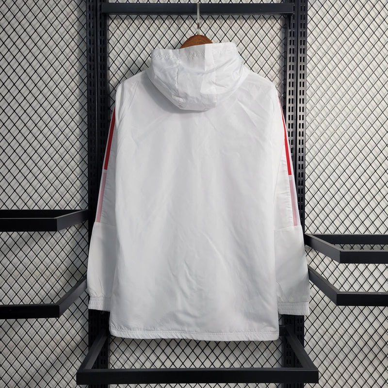 Jaqueta Corta Vento Manchester United Branca - 23/24