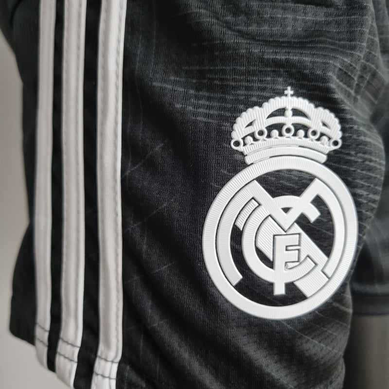 Kit Infantil Real Madrid Edição Especial Y3 Preta - 22/23