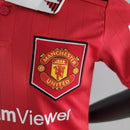 Kit Infantil Manchester United Titular - 22/23