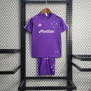 Kit Infantil Cruzeiro Treino - 23/24 - Roxa