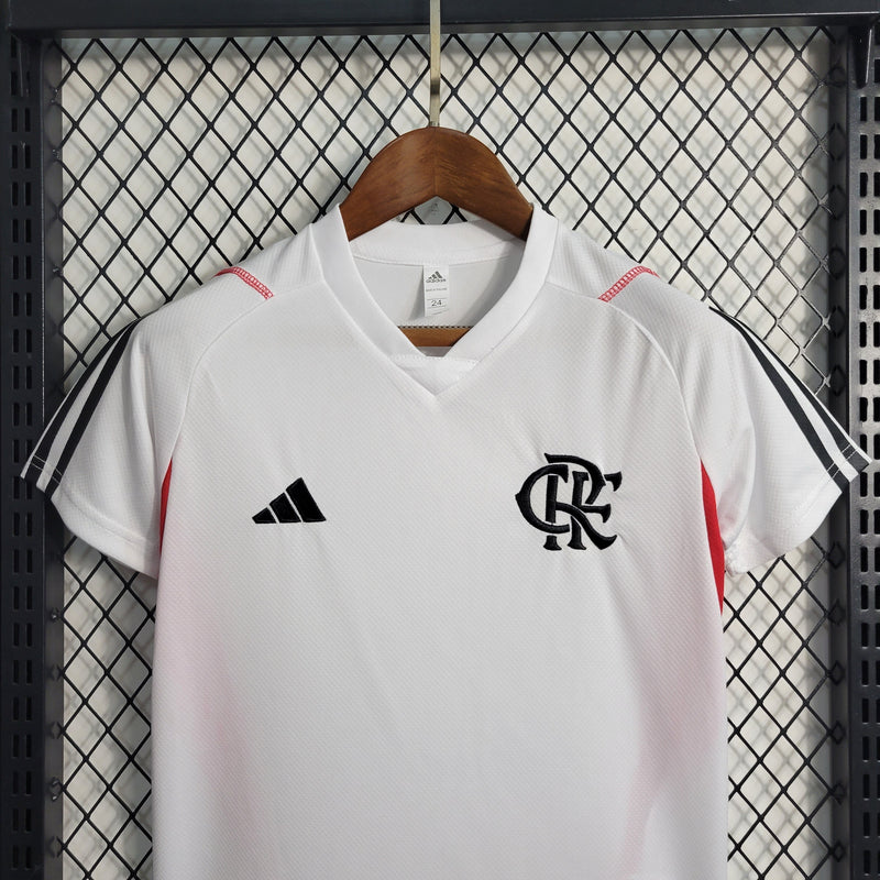 Kit Infantil Flamengo Treino - 23/24 - Branco