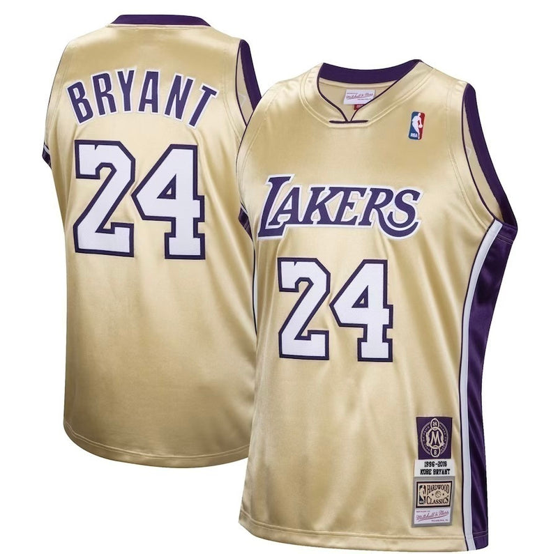 Camisa NBA Los Angeles Lakers - Mitchell & Ness Kobe Bryant Gold Hall of Fame Classe de 2020
