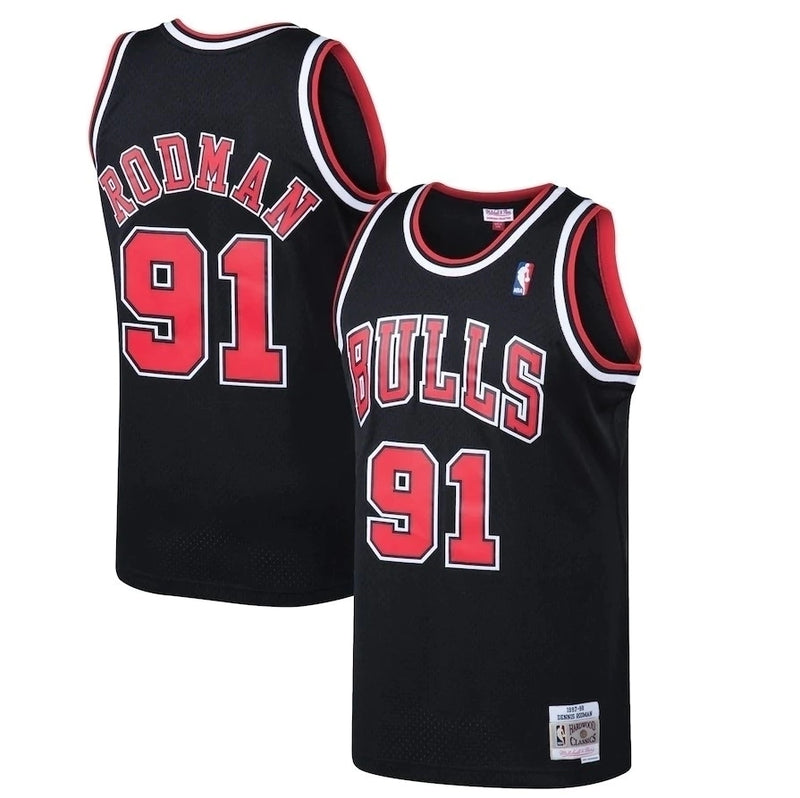 Mitchell & Ness - Chicago Bulls 1997-1998 Preta - Rodman