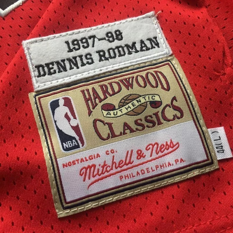 Mitchell & Ness - Chicago Bulls 1997-1998 Vermelha - Rodman