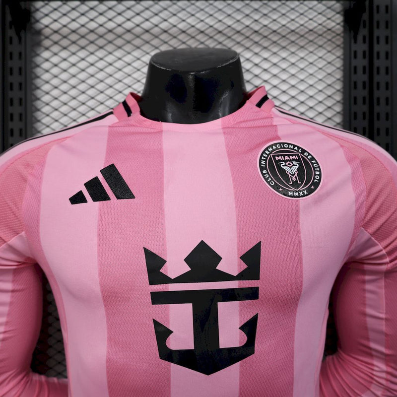 Camisa Inter Miami - 25/26 - Versão Jogador Manga Comprida