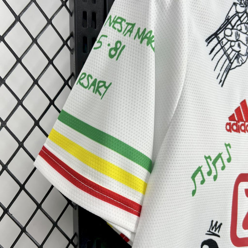Camisa Ajax Amsterdanlm Bob Marley 40th - 25/26 - Versão Torcedor