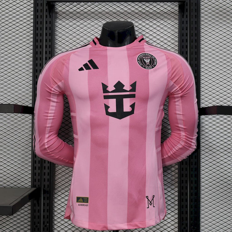Camisa Inter Miami - 25/26 - Versão Jogador Manga Comprida