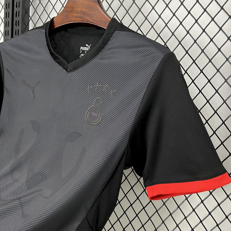 Camisa Galatasaray Preta Edição-Especial - 25/26 - Torcedor Masculina