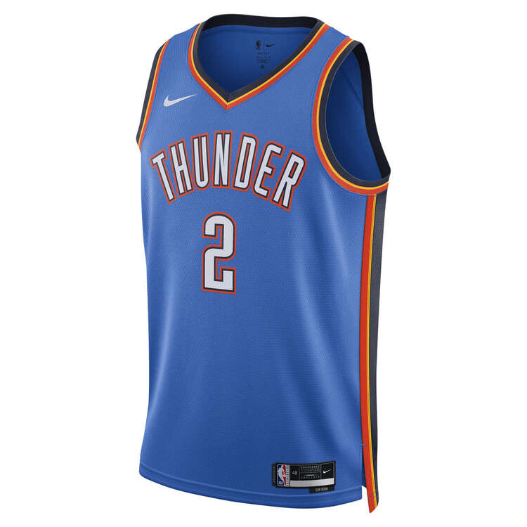 Camisa NBA Oklahoma City Thunder Icon Edition Swingman Jersey - Azul Shai Gilgeous-Alexander 2
