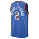 Camisa NBA Oklahoma City Thunder Icon Edition Swingman Jersey - Azul Shai Gilgeous-Alexander 2