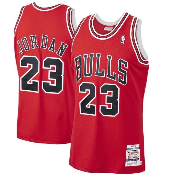 Chicago Bulls Mitchell & Ness Hardwood Classics 1997/98 Vermelha